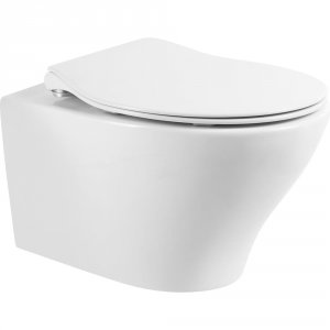 Подвесной безободковый унитаз BelBagno ACQUA (BB340CHR)