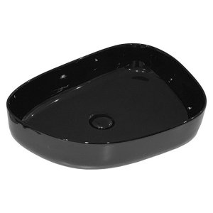 Накладная керамическая раковина BelBagno BB1435-NERO