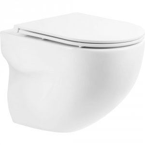 Подвесной безободковый унитаз BelBagno ONDA (BB066CHR)