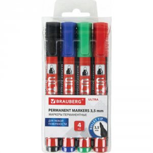 Перманентные маркеры BRAUBERG ULTRA MARKER (152208)