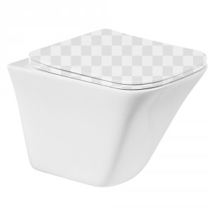 Подвесной безободковый унитаз BelBagno MARMI (BB052CHR)