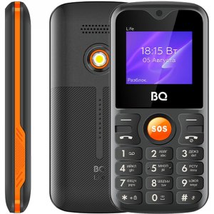 Сотовый телефон BQ Mobile 1853 Life (BQ-1853 Life Black/Orange)