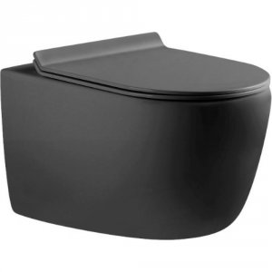 Подвесной унитаз Aquanet Cetus-GW Rimless 287009 подвесной с сиденьем Микролифт