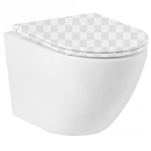 Подвесной безободковый унитаз BelBagno SFERA-R (BB046CHR)