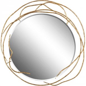 Настенное зеркало BOGACHO Арт (79048/бронзовый)
