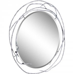 Настенное зеркало BOGACHO Арт (79048/серебристый)