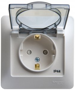 Одноместная розетка Schneider Electric GSL000648