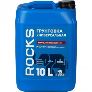 Универсальная грунтовка для сухих помещений ROCKS Грунтовка универсальная для сухих помещений ROCKS 5л