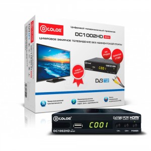 Цифровая ТВ приставка D-Color DC1002HD mini (6907325810120)