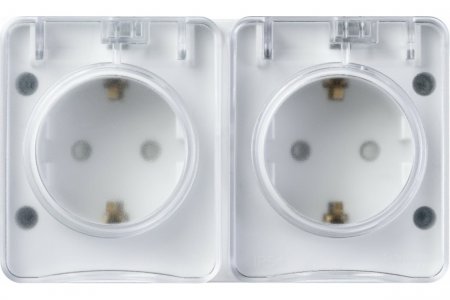 Двойная розетка Schneider Electric AtlasDesign PROFI (ATN544026)
