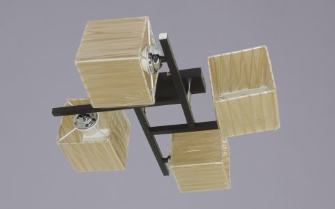 Потолочная люстра РОССвет 20790 BK+CR/4C