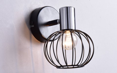 Бра РОССвет 22270 BK+CR/1W