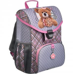 Ученический ранец Erich Krause ErgoLine, 15L Teddy Bear (52590)