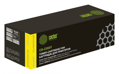 Картридж для лазерного принтера Cactus CS-C055Y
