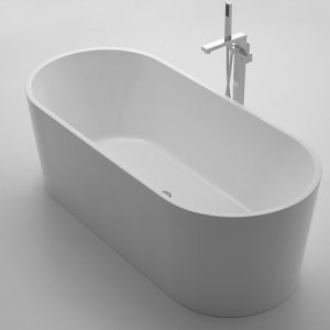 Акриловая ванна BelBagno 160x75 BB71-1600-W0 без гидромассажа