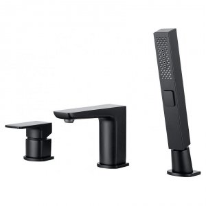 Смеситель на борт ванны Allen Brau Infinity 5.21008-31 Черный матовый