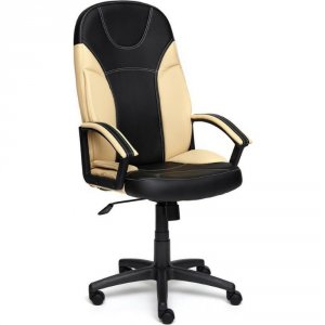 Компьютерное кресло TetChair TWISTER кож/зам черный/бежевый 36-6/36-34 (5851)