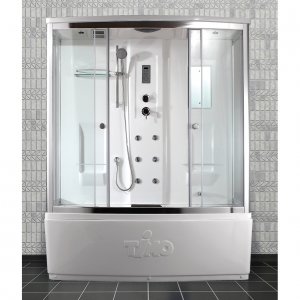Душевая кабина Timo Lux 150х90х220 стекло прозрачное (T-7750N) (T-7750 NEW)