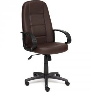 Кресло TetChair СН747 кож/зам, коричневый, 36-36 (2558)