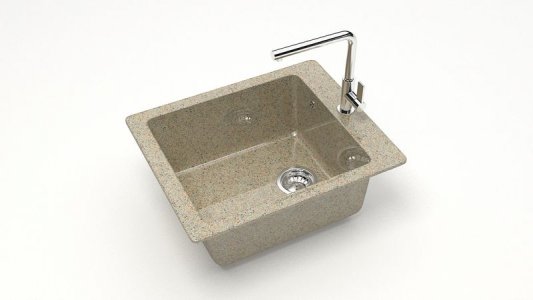 Кухонная мойка Marrbaxx Линди Z8Q5 песочный (Z008Q005)