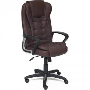 Компьютерное кресло TetChair BARON кож/зам коричневый/коричневый перфорированный 36-36/36-36/06 (9782)