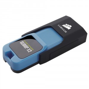 USB Flash накопитель Corsair Flash Voyager Slider X2 32GB Black (CMFSL3X2-32GB)
