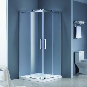 Душевой уголок Grossman Cosmo 90x90 GR-1090 профиль Хром стекло прозрачное