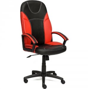 Компьютерное кресло TetChair TWISTER кож/зам, черный/красный, 36-6/36-161 (3499)