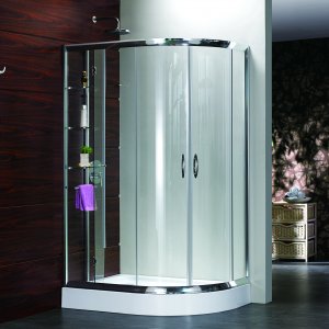 Душевой уголок Grossman Classic 120x80 левый, с поддоном, прозрачный, хром (GR-9120L)