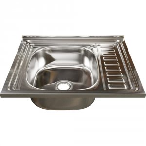 Кухонная мойка Mixline Накладная 60x50 нержавеющая сталь 0,4 мм (4640030862405) (538190)