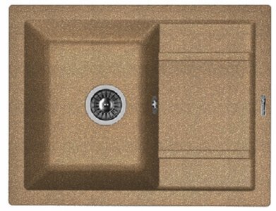 Кухонная мойка Florentina Липси 660 коричневый Fg (20.155.C0660.105)