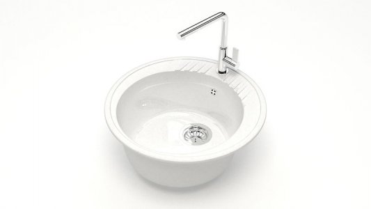 Кухонная мойка Marrbaxx Лексия 50 белый лед (Z006Q001)