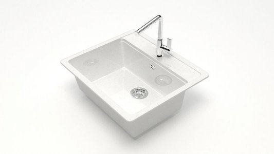Кухонная мойка Marrbaxx Джекки 57 белый лед (Z009Q001)