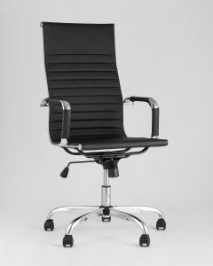 Кресло руководителя TopChairs City D-101H black (УТ000001511)
