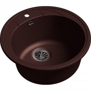 Кварцевая мойка Ewigstein Elegant E-R45 шоколад