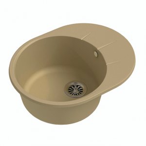 Кухонная мойка Ewigstein Rund R-45F бежевый
