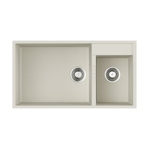 Кухонная мойка Omoikiri Tedori 85-2-U PL платина (4993947)