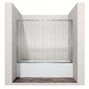 Шторка для ванны Ambassador Bath Screens 150х140 16041104 профиль Хром стекло CrystalPure