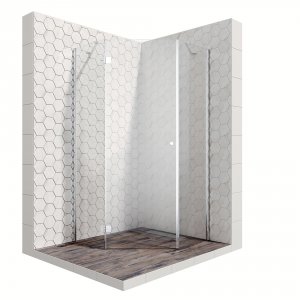 Душевой уголок Ambassador Diamond 100х100 12011112L профиль Хром стекло прозрачное