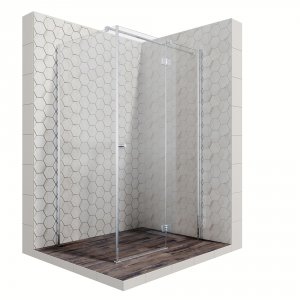 Душевой уголок Ambassador Diamond 120х90 12011108R профиль Хром стекло прозрачное