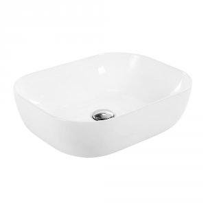Накладная керамическая раковина BelBagno 50х40 белая (BB1302)