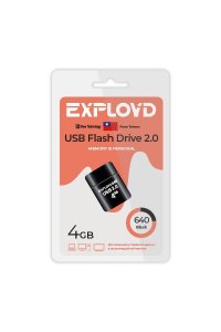 USB Flash Drive Exployd EX-4GB-640-Black