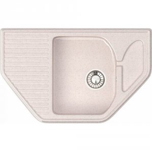 Кухонная мойка Glanz J-022-33 бежевая, матовая