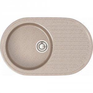 Кухонная мойка Glanz J-011-34 песочная, матовая