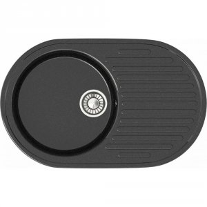 Кухонная мойка Glanz J-011-32 антрацит, матовая