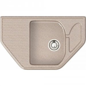 Кухонная мойка Glanz J-022-34 песочная, матовая