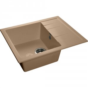 Мраморная мойка GranFest Quadro GF-Q650L топаз (Q-650L топаз)