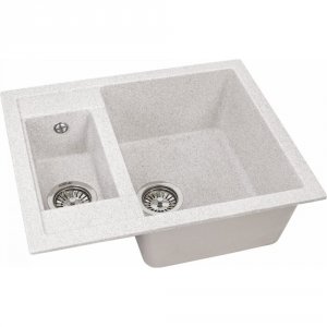 Кухонная мойка GREENSTONE GRS-21-310 серая