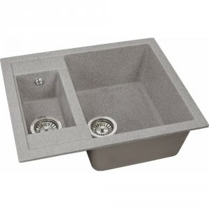 Кухонная мойка GREENSTONE GRS-21-309 темно-серая
