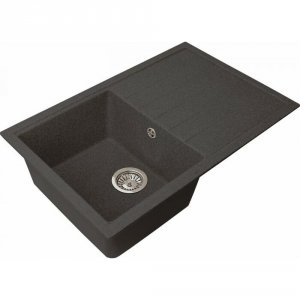 Кухонная мойка GREENSTONE GRS-76-308 черная